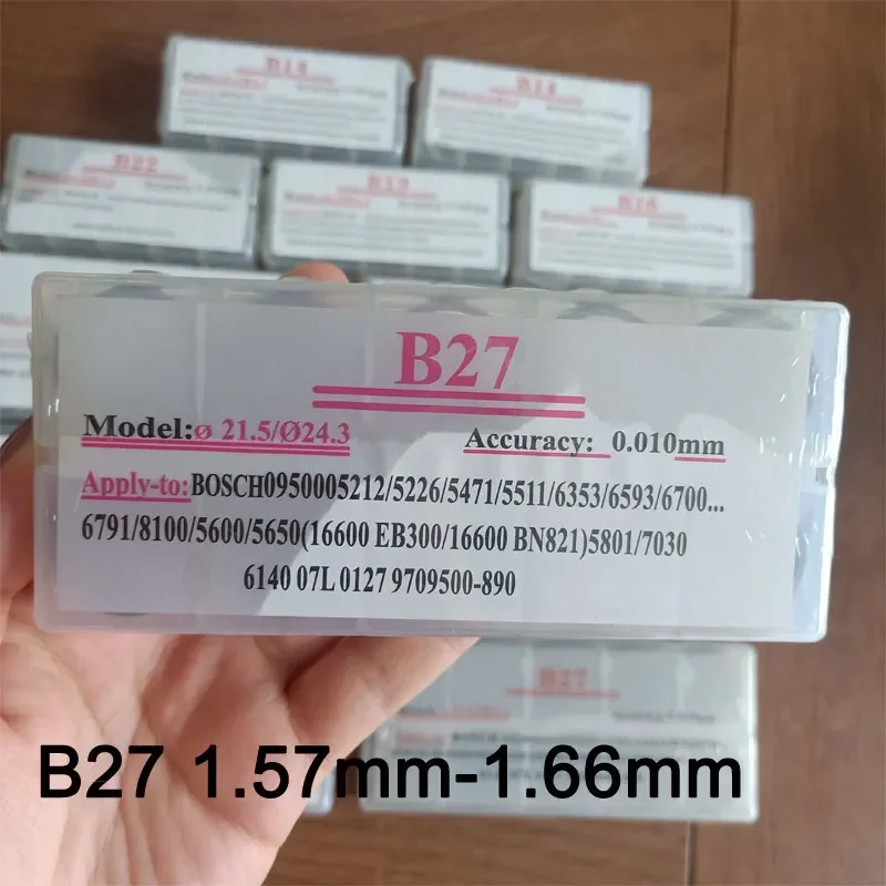 

Прокладки B27 1,57-1,66 мм, форсунки Common Rail, регулируемая прокладка B27, ремонт прокладки регулировки прокладки для DENSO