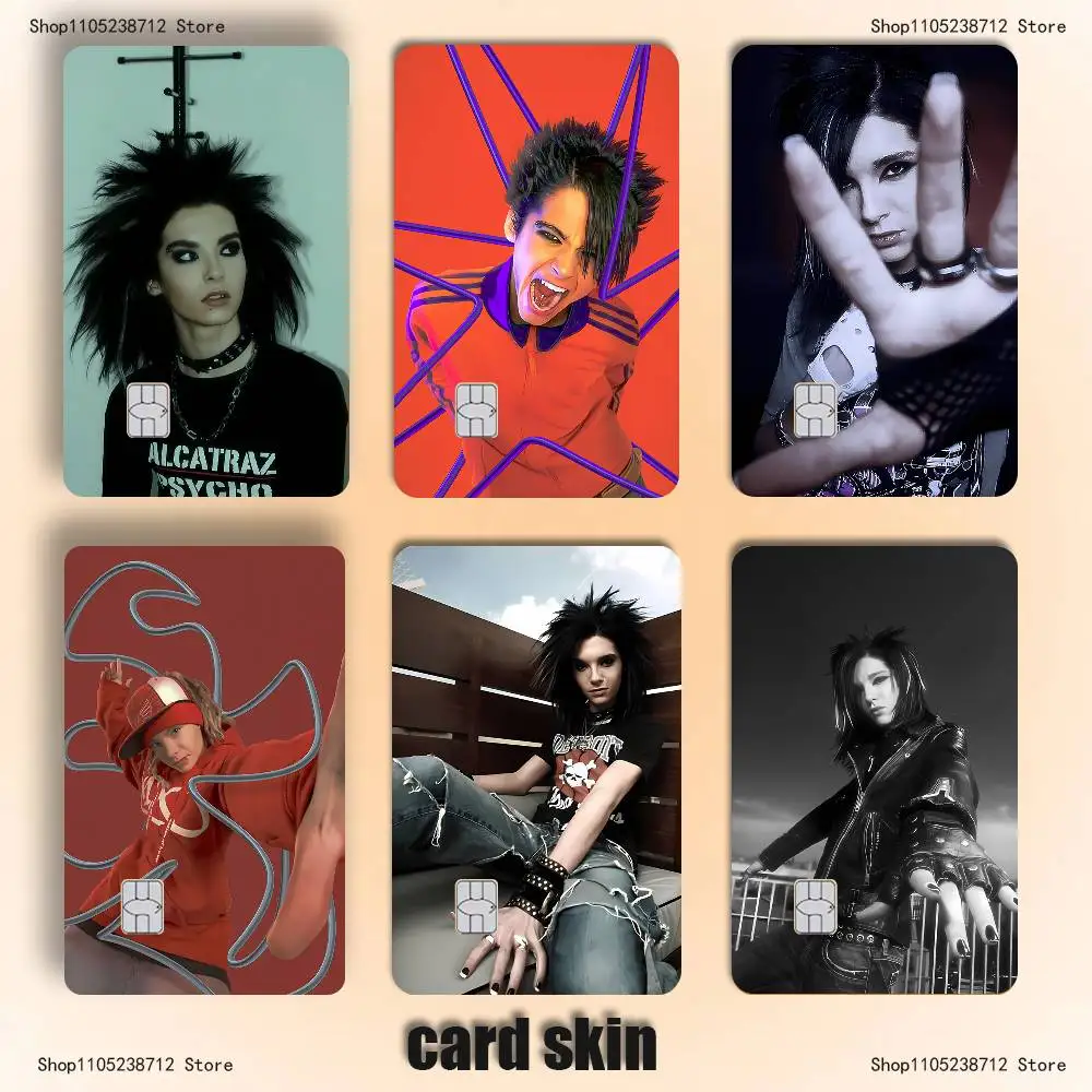 

Singer B-Bill K-Kaulitz Credit Debit Bus campus Access Card Cool Decoration Waterproof Scratch Resistant Stickers