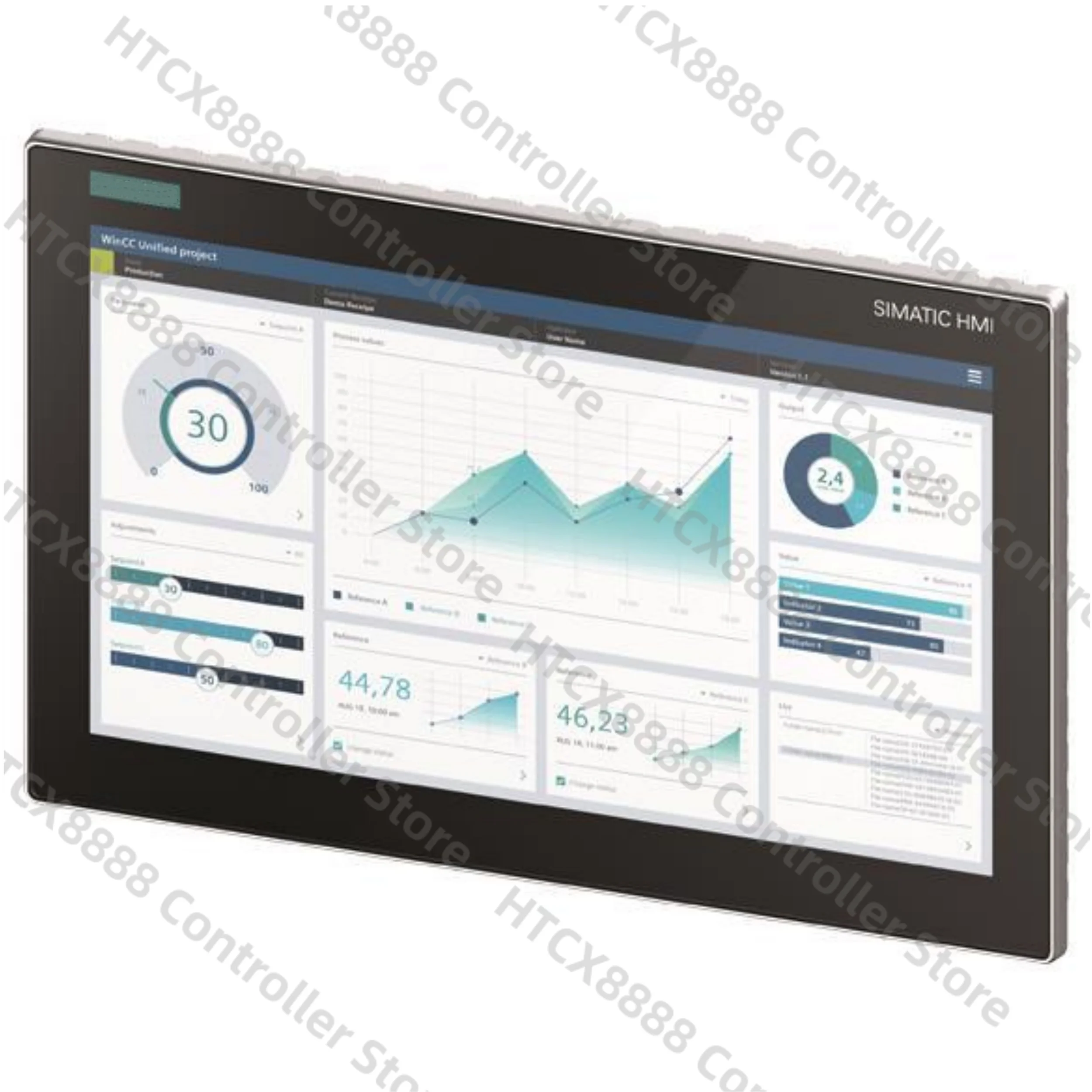

New Original PLC Controller 6AV2128-3QB06-0AX1 6AV2 128-3QB06-0AX1 HMI MTP1500 Unified Smart Panel