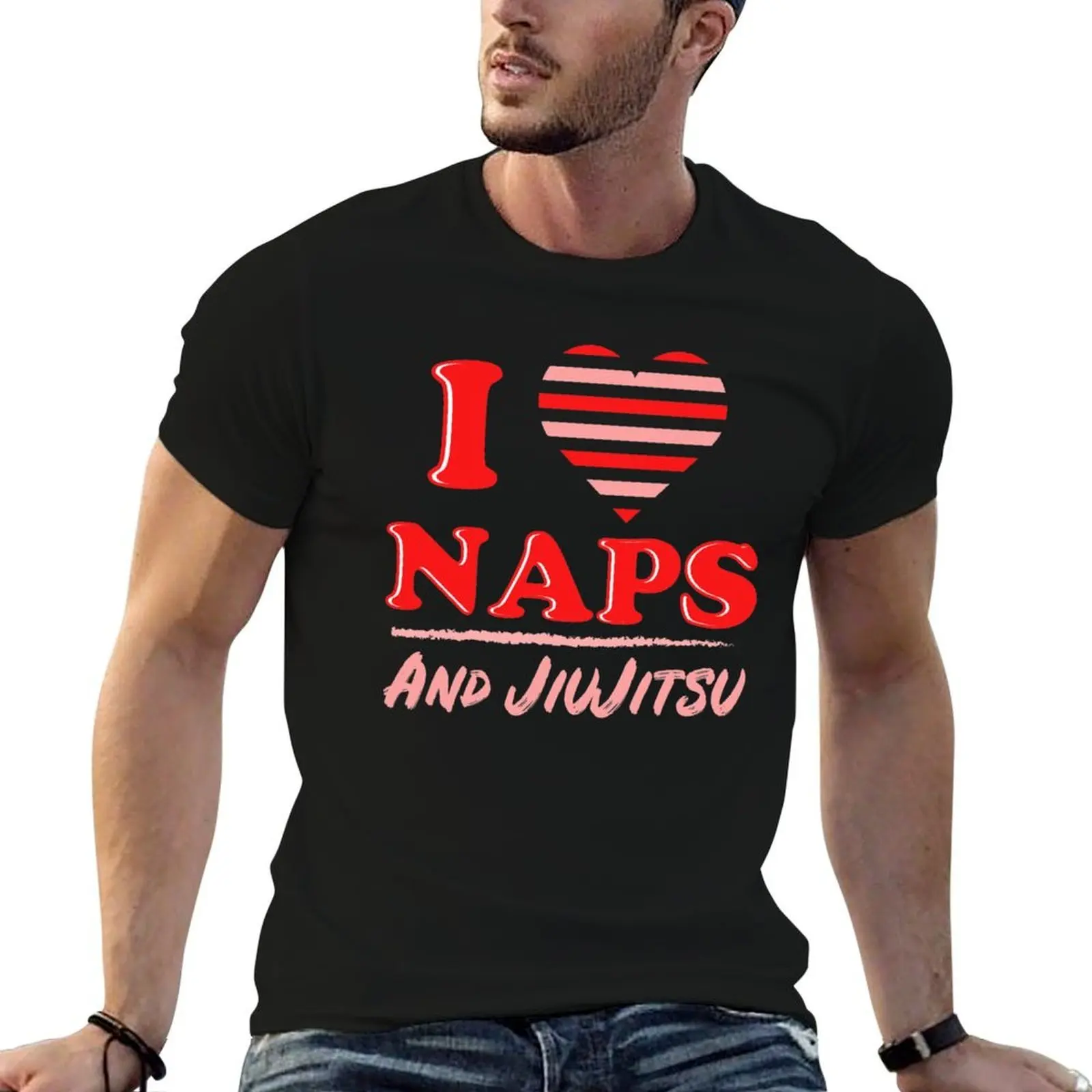 

I Love Naps and Jiu Jitsu brazilian jiu jitsu jiu jitsu apparel jujitsu shirts bjj bjj shirt bjj gift martial arts shirt T-Shirt
