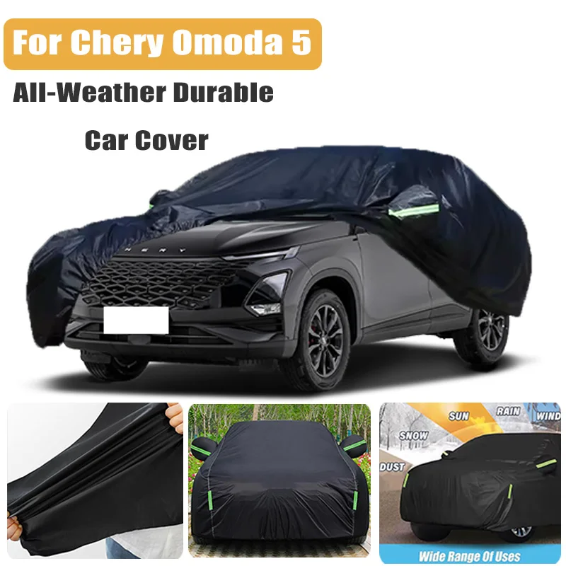 

Всесезонный чехол для автомобиля Chery Omoda 5 - Полная защита на открытом воздухе, водонепроницаемый, пылезащитный, термостойкий автомобильный аксессуар