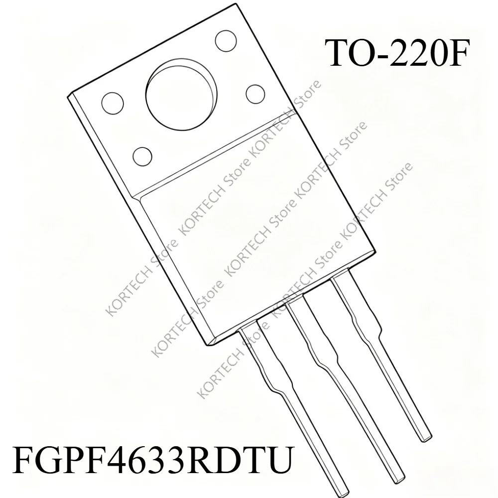 10PCS 50PCS 100PCS 100%new imported original FGPF4633RDTU FGPF4633TU FGPF4633 TO-220F IGBT high speed switch transistor 70A 330V