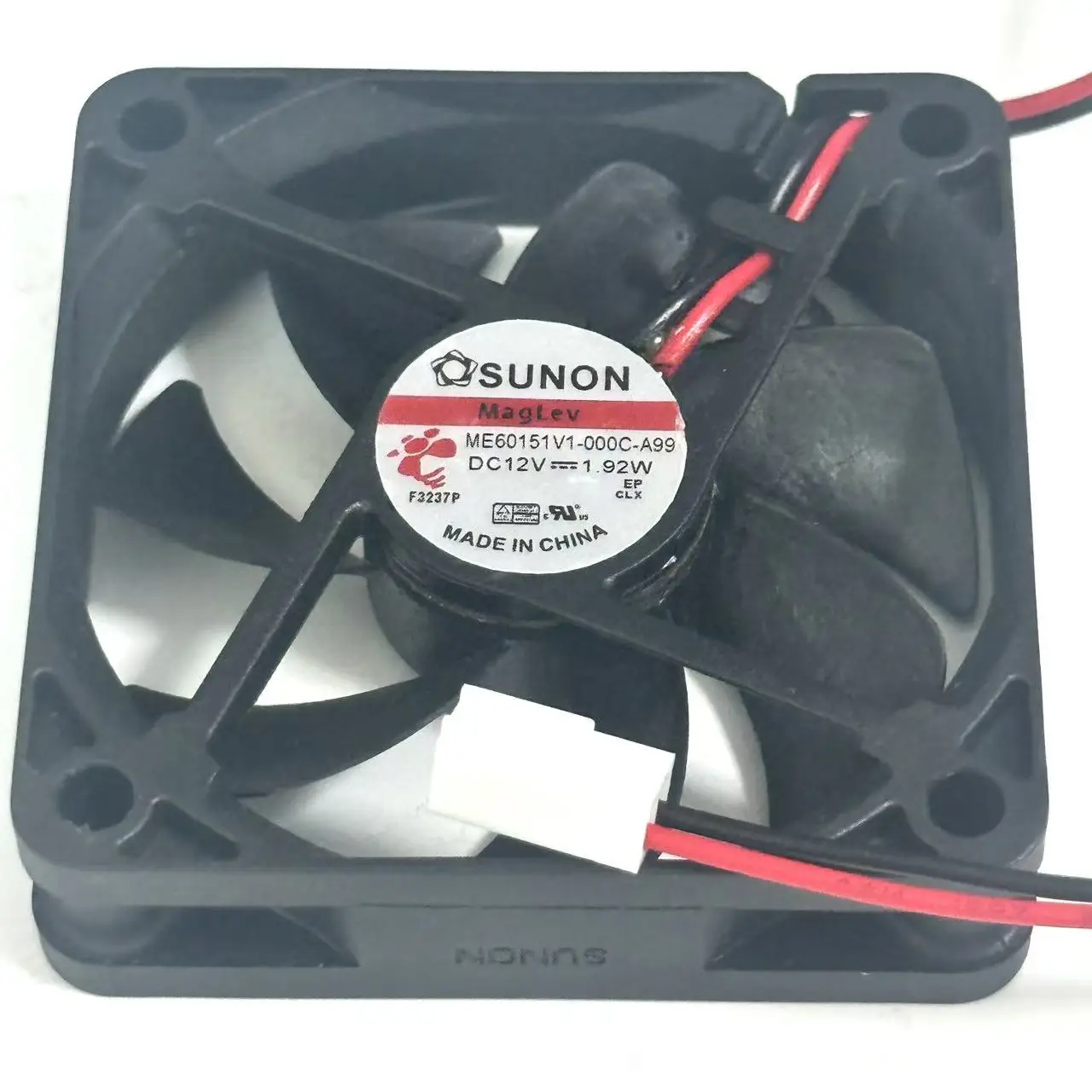 SUNON ME60151V1-000C-A99 DC 12V 1.92W 60x60x15mm 2-Wire Server Cooling Fan