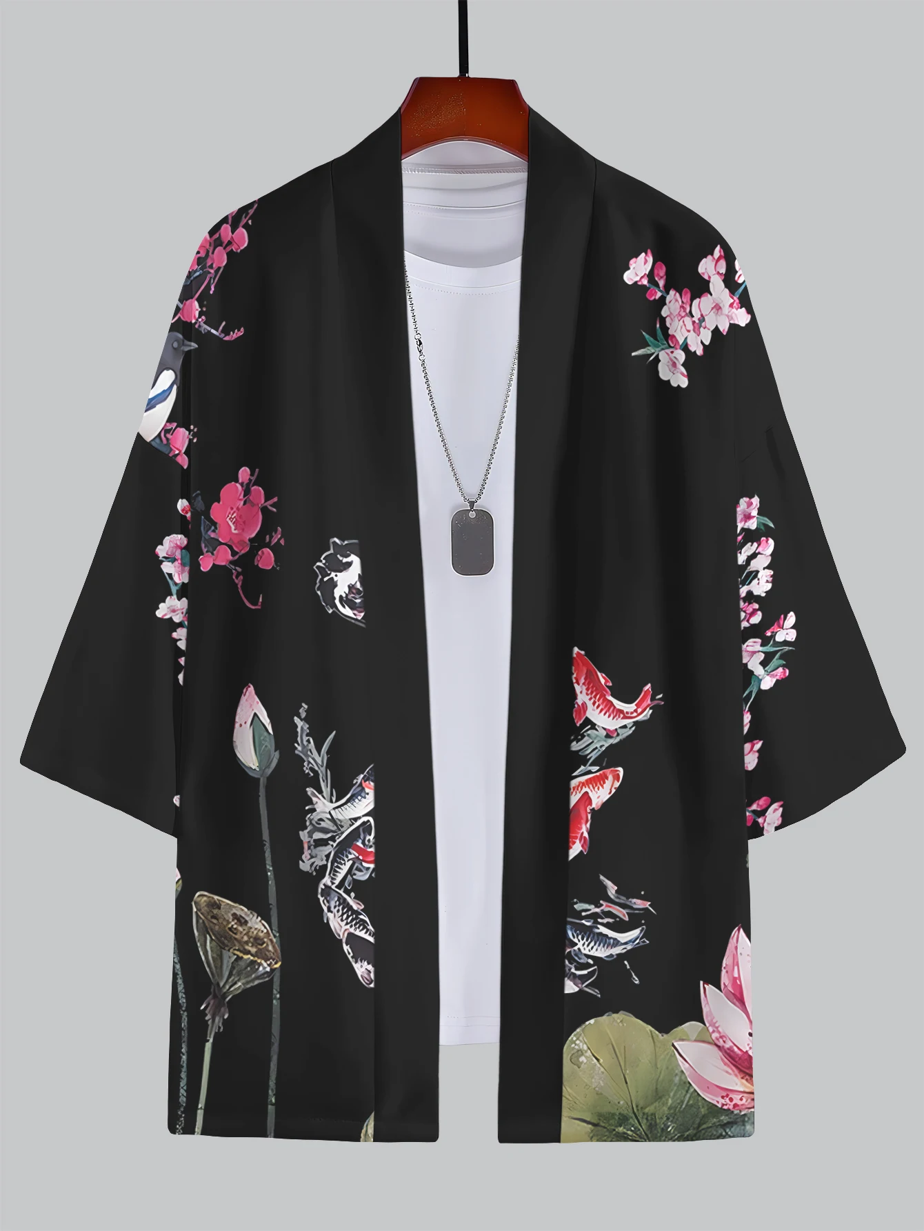 2025 New Summer Men's 3D Kimono Bundle - Anime & Traditional Prints