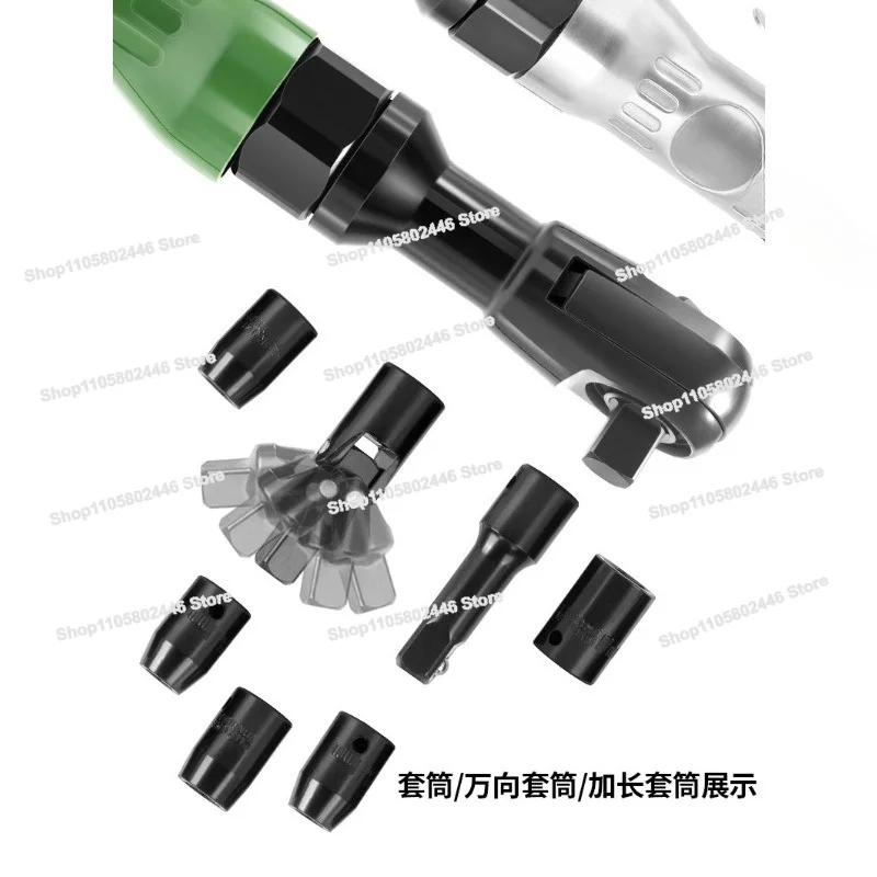 Pneumatic Ratchet Wrench 90 Degrees High Torque 1/2 Inch 3/8 Inch L Right Angle Small Wind Cannon Wrench Pneumatic Tool