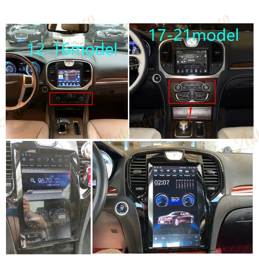 Android Carplay For Chrysler 300C 300S 2013-2019 Car GPS Navigation Stereo Head Unit Multimedia Player Auto Radio Carplay
