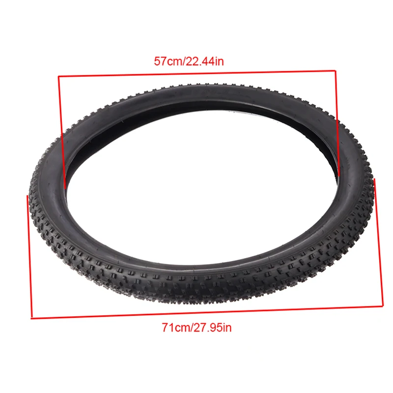 26X3.0 E-bike Tire Snow, Beach  Off-road Ready – 26-inch Wide Outer Tire with Lightweight Portable Soft-sided Design