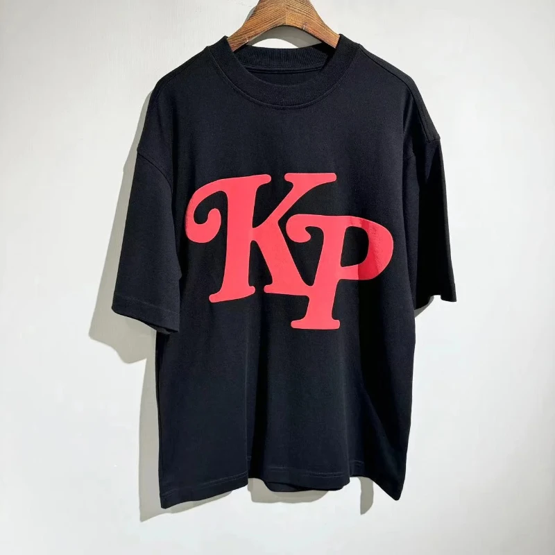 

Top Quality 2024ss High Street Letter Print Oversized T-shirt Casual Tees Y2k Streetwear T Shirts Crop Tops Men's Clothing