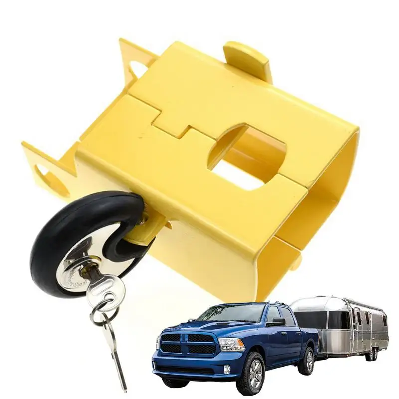 

Trailer Tongue Lock Weatherproof Strong Trailer Hitch Pin Lock Generic Trailer Hitch Pin Lock Adjustable Anti-Theft Travel