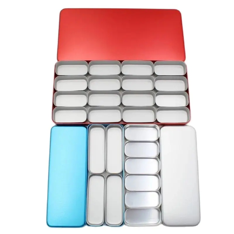 

Dental Disinfection Box Autoclave Sterilizer 4 6Cells Case Endo Files Holder Burs For Oral Care Tools Metal Box