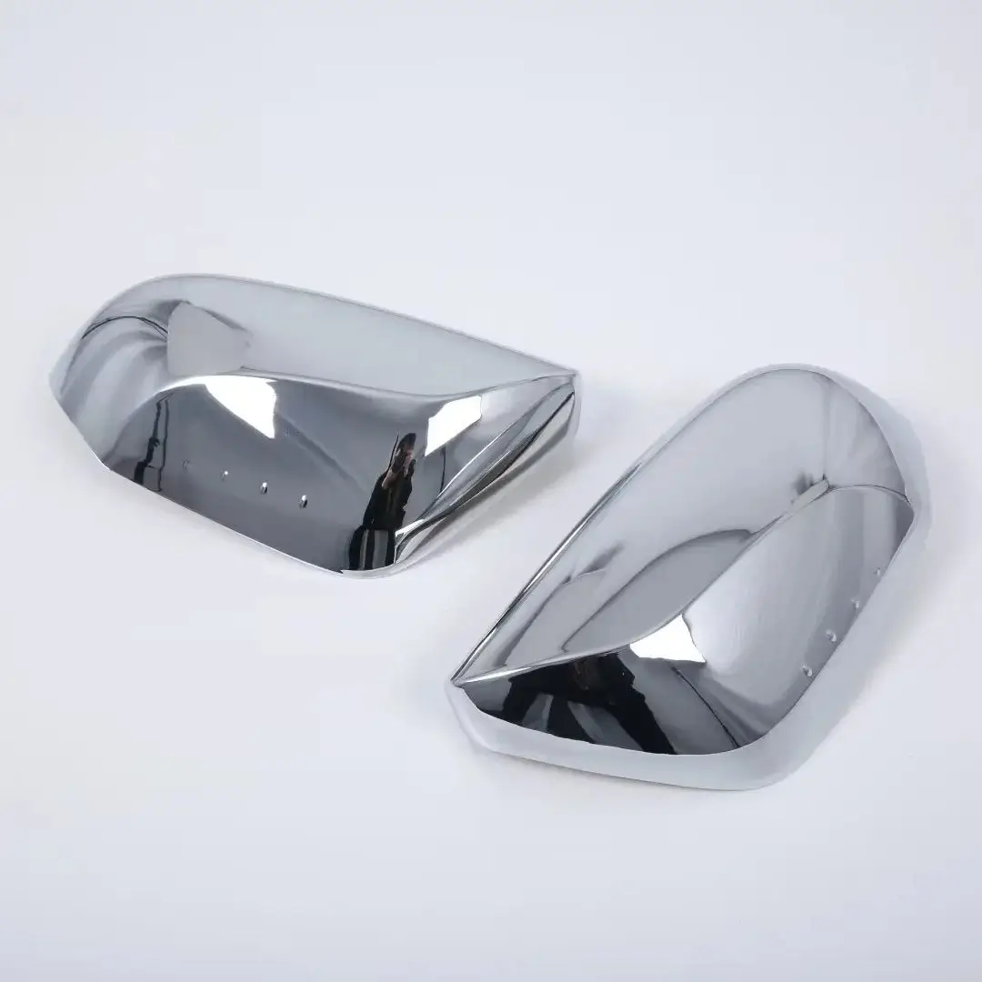 مرآة رؤية خلفية بباب أسود من الكربون ABS ، إطار صدفة ، ديكورات غطاء زخرفي ، ملحقات تصفيف السيارة ، إصدار مازدا 2 الهجين ، #6