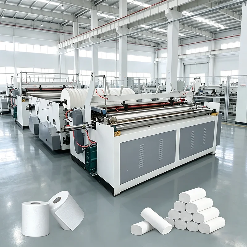 Hot Sale Complete Set Fully Automatic Toilet Paper Making Machine With Toilet Paper Making Machine Complete Set