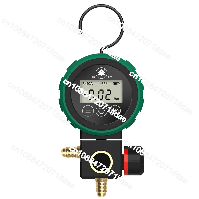 

Digital display air conditioner refrigerant fluoride meter refrigerator automobile refrigerant high and low pressure gauge