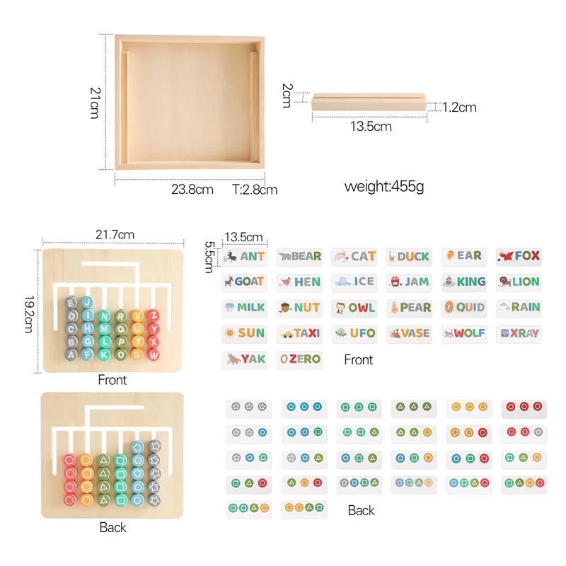 Planche à Lettres Montessorri en Bois pour Bébé et Enfant, Jouet d'ApprentiCumbria des Mots, Orthographe, Documents, Formes, Héros, Compétences