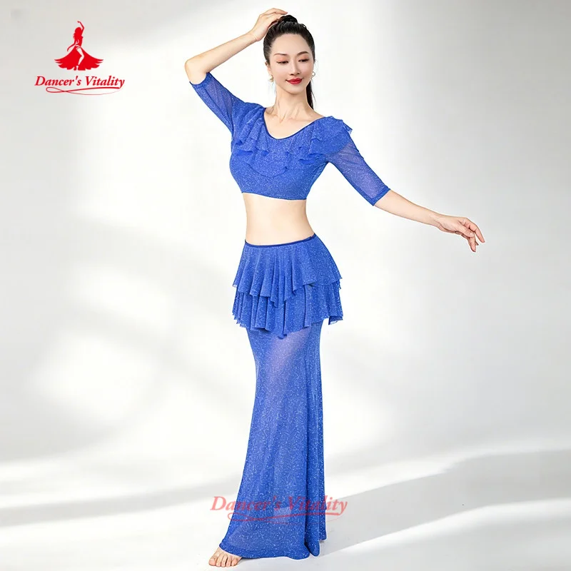 Belly Dance Practice Clothes Sexy Fashionable Comfortable Dance Wear for Adult Women Oriental Dance Clothing Dancer's Vitality