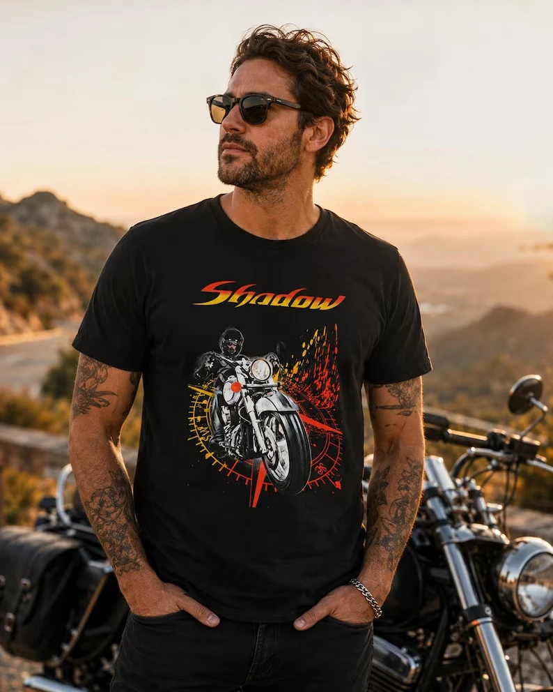 New Summer Shadow Aero 750 T-shirt VT750C Classic V-twin Cruiser Biker Gift Rider Apparel Cotton T-shirt Unisex