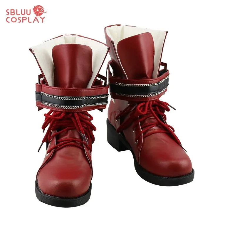 أحذية SBluuCosplay Final Fantasy Tifa التأثيرية مصنوعة حسب الطلب