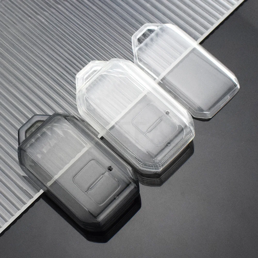 2/3/4 Buttons Transparent for Suzuki Swift Ignis Ertiga Wagon R Monopoly TPU Car Remote Key Cover Case Auto Shell Fob Holder