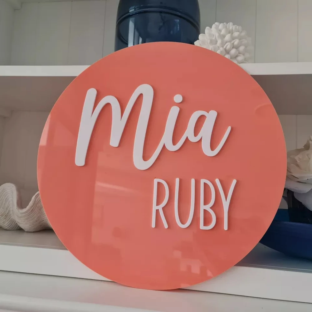 

Classic Big Size Logo Sign for Shops Customized Acrylic Sign Bright Design Large Office Business