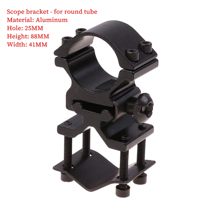 Universal Mounting Adapter For Flashlight Torch Bracket Clip Mount Accessories