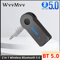 2 in 1 Wireless Bluetooth 5.0 Receiver Transmitter Adapter 3.5mm Jack For Car Music Audio Aux A2dp Headphone Reciever Handsfree