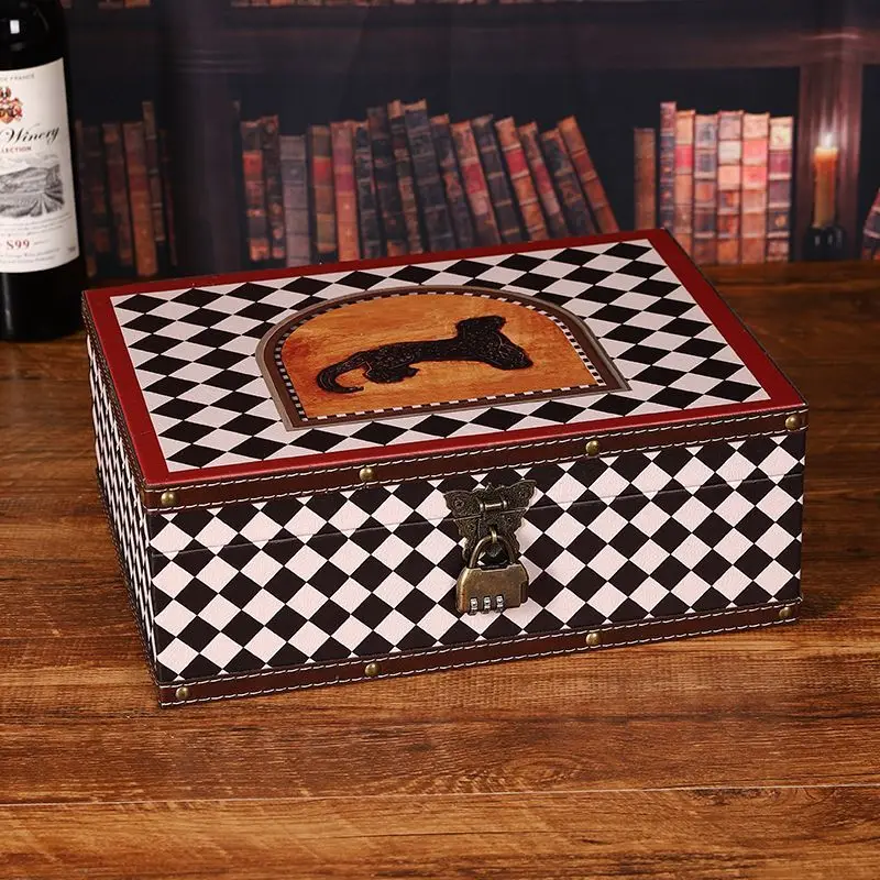 

Модный винтажный шкатулка-органайзер премиум-класса с замком, роскошный изысканный маленький футляр для хранения украшений и декоративных мелочей