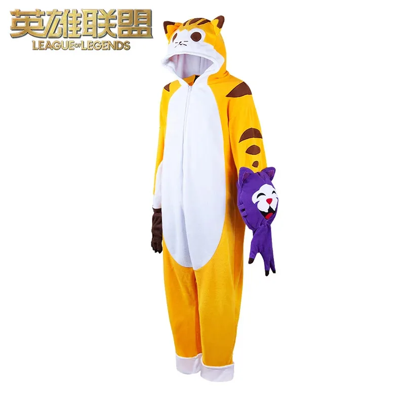 20151123 Официальные легенды LOL The Twisted Treant Maokai Game, милые пижамы с героями мультфильмов для взрослых, комбинезон унисекс, костюмы для косплея Sleepw