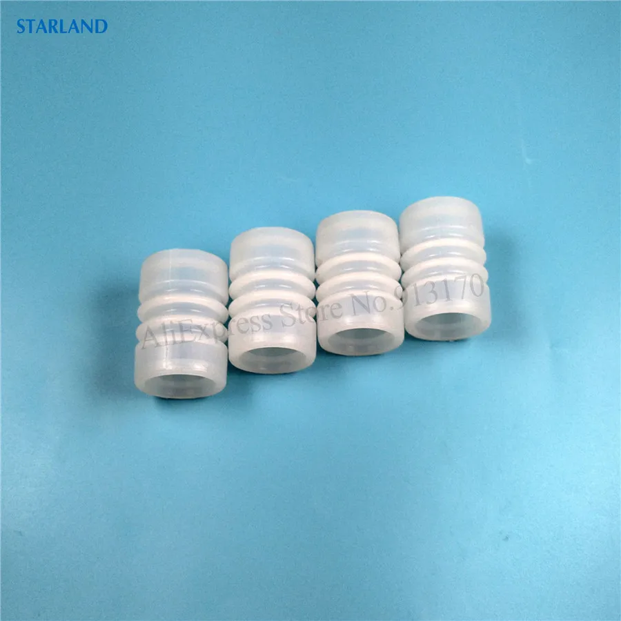 4 In 1 Corrugated Seal Sleeve Rings Elastic Silicone Sealing Tubes Of Stirrer Rod Spare Parts Accessories Ice Cream Machines