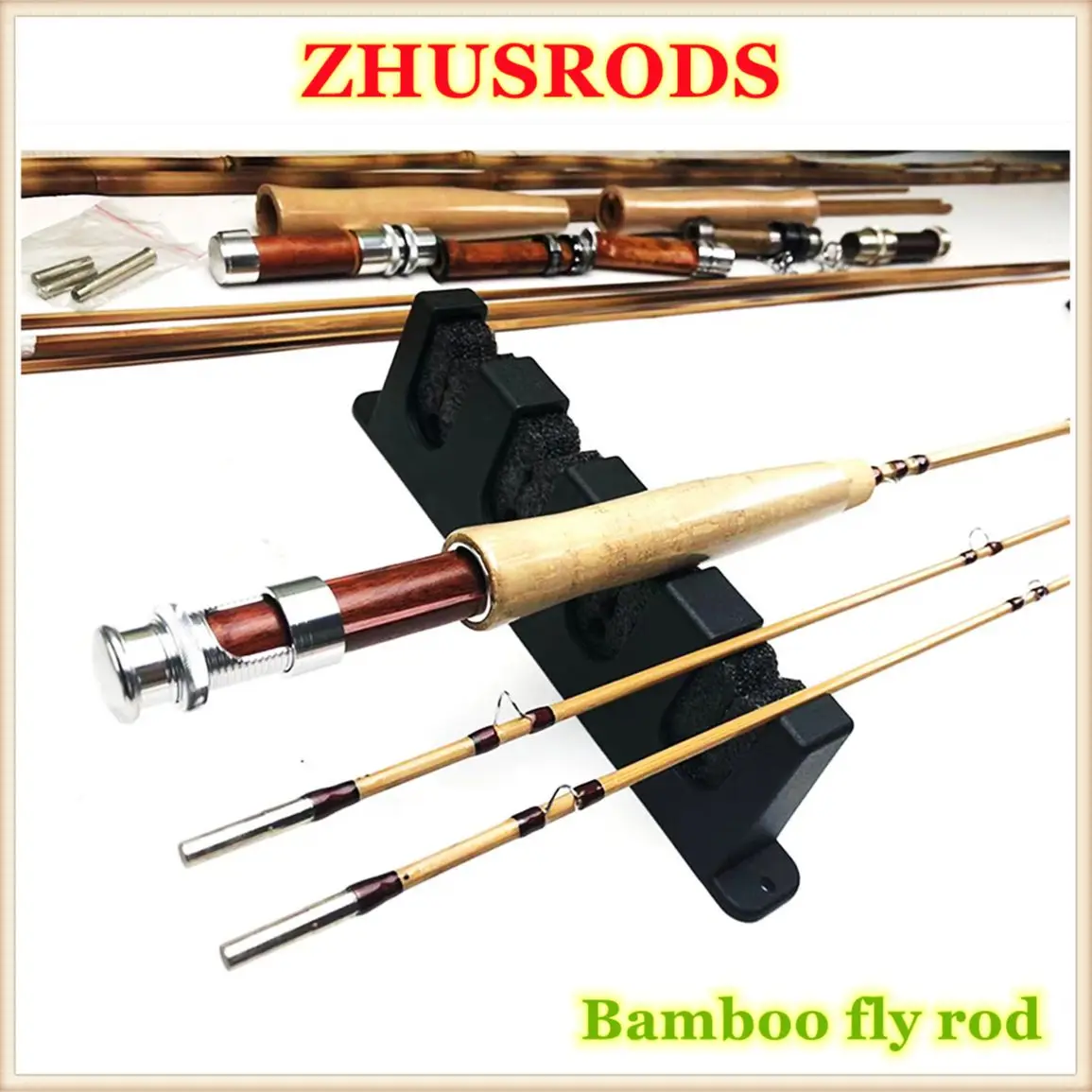 zhusrods hand made bamboo fly rods 2 secoes 2dica o preco normal e 197 apenas o preco especial e 157 60 76 secoes 01