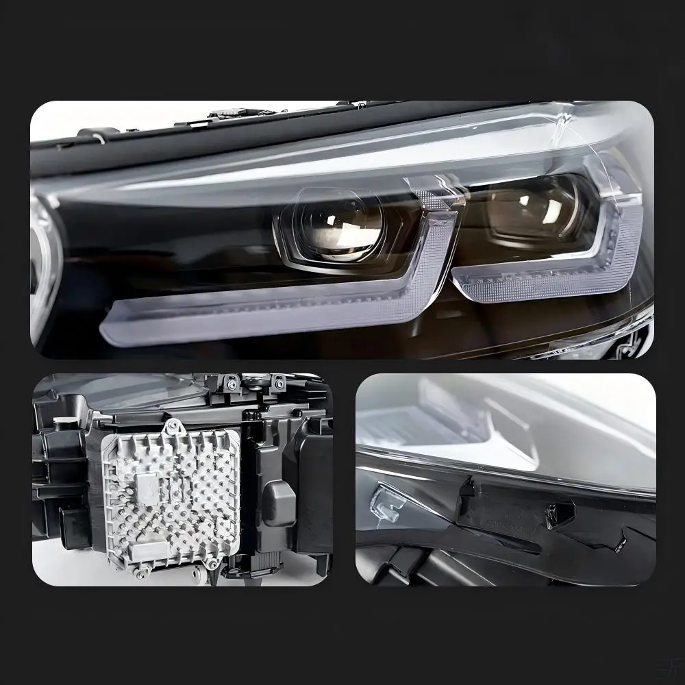 Factory High Quality New 2017-2021 for BMW G30 G38 DRL LED Headlights Car Front Lamps Assembly Fit Angel Eye Version
