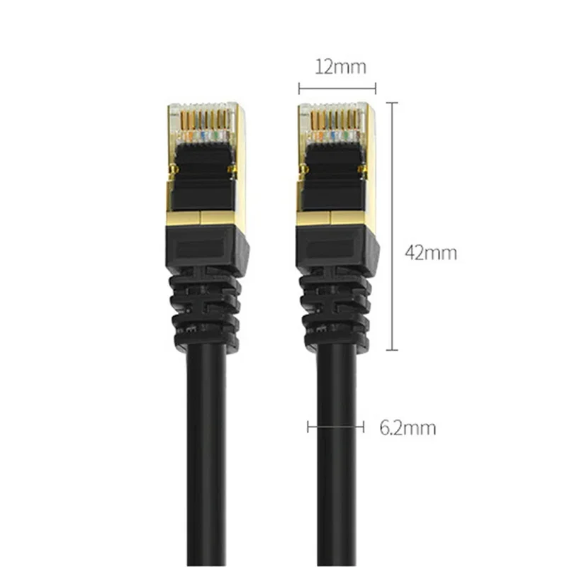 Cat 7 kabel Ethernet 10Gbps High Speed Round RJ45 Cat7 kable do Modem Router sieci internetowej Lan Cord laptopy PS 4