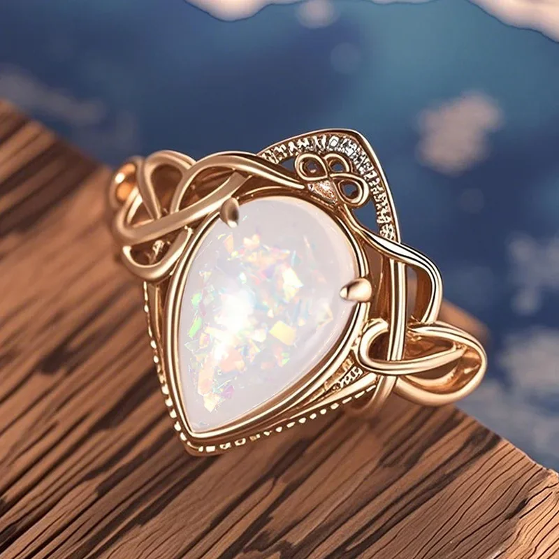 الراقية، عصرية، رومانسية، أوروبية وأمريكية مبهرة، فاخرة، بسيطة، حلوة وجذابة، حلقة قطرة الماء