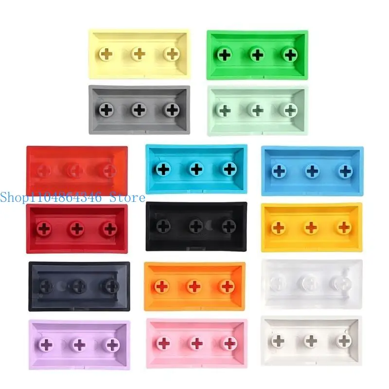 652F 10PCS DSA Keycaps Thick PBT DSA 2U Height Keycap Set Blank Personality Supplement Keycaps