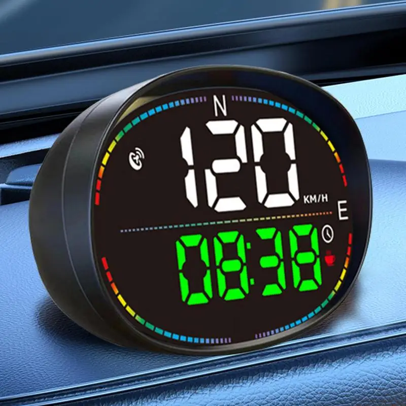 GPS Speedometer For Car Digital Accurate Head Up Display Car Speedometer Display Car HUD With Speed MPH Compass Direction For