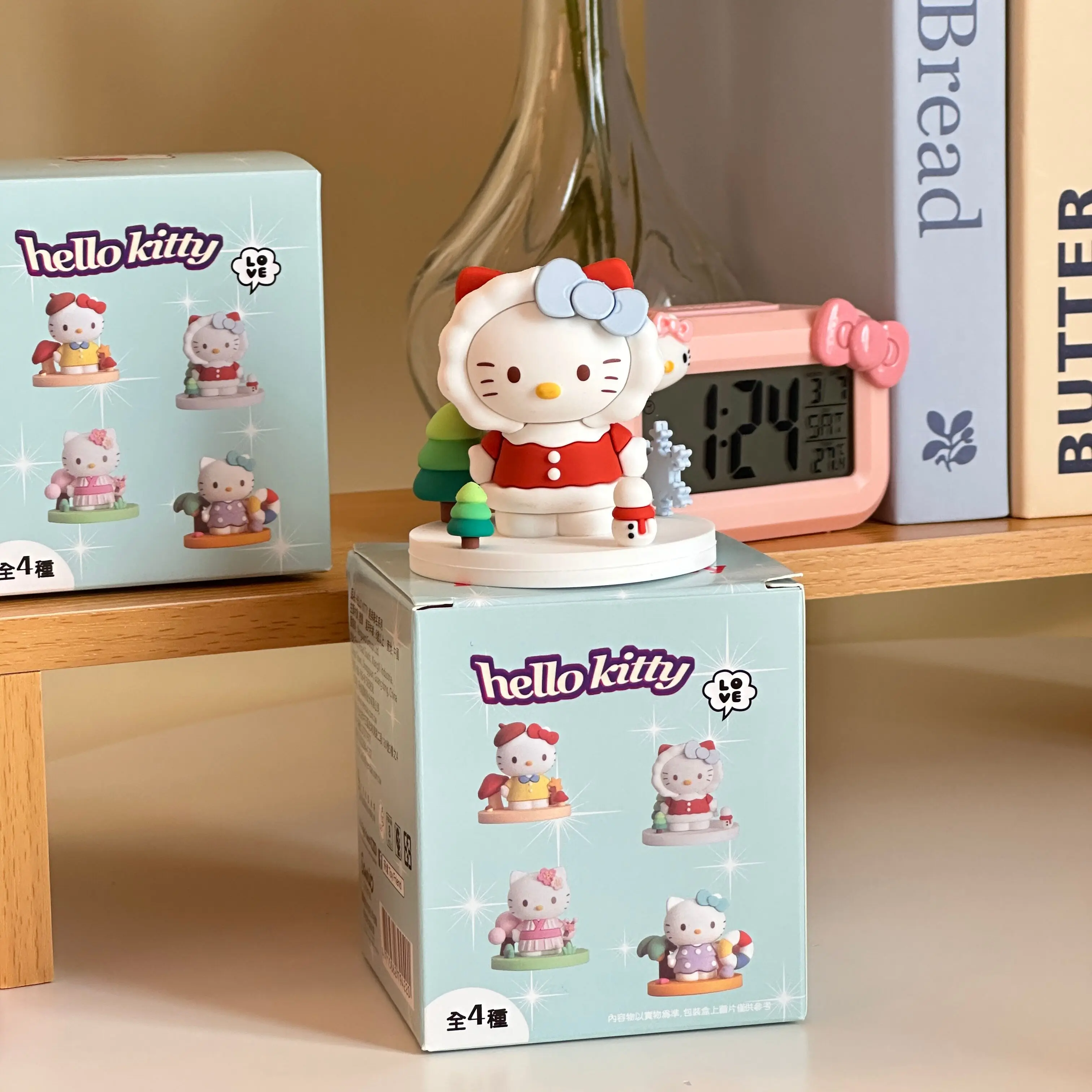 Sanrio Hello Kitty Four Seasons Series Mystery Blind Box Gifts Toy Model Anime Figures Collect Ornaments view 2