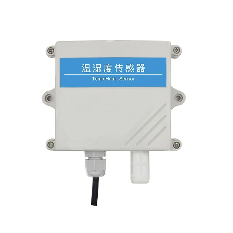 IP67 Wall-Mounted Greenhouse Sensor 0-10v 4-20mA RS485   for Temperature and Humidity for PC Room Environment
