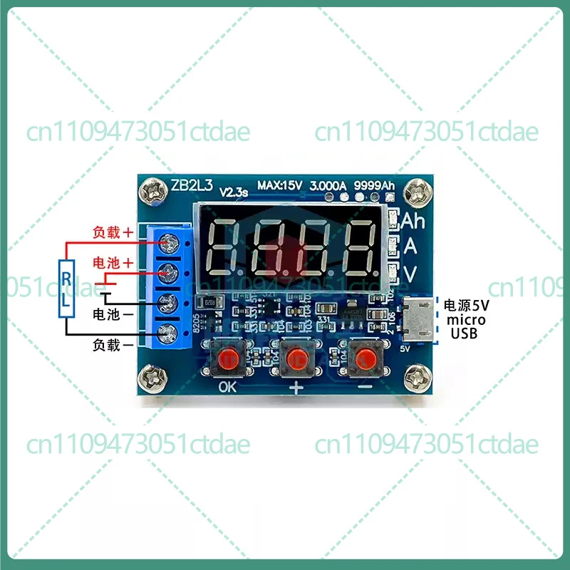 10-50pcs For ZB2L3 Battery Capacity Tester Discharge Type 1.2V-12V for 18650 Li-ion
