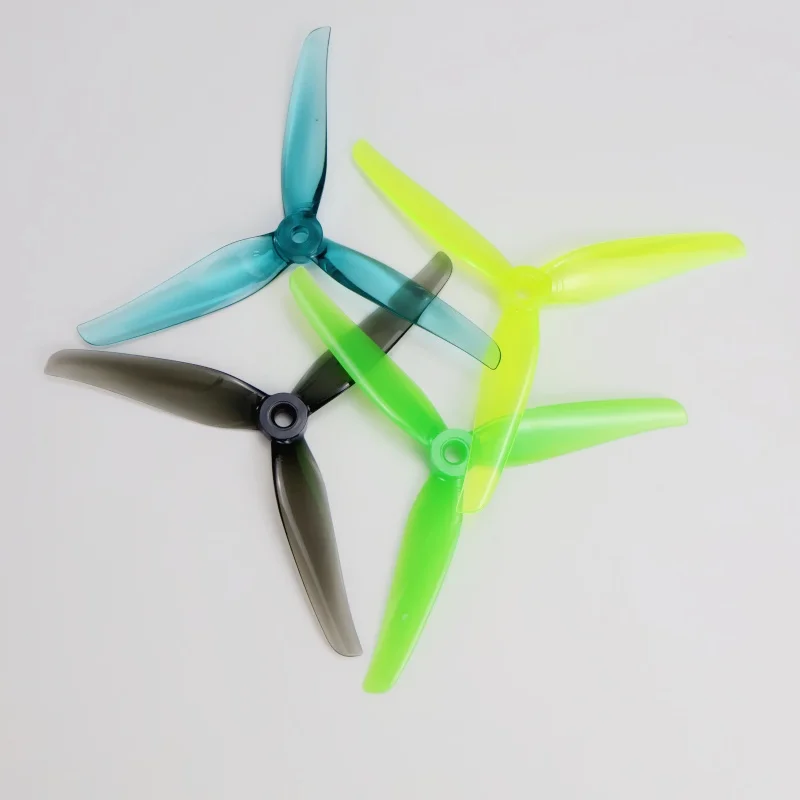 2 คู่ไอไฟลท์ นาซกูล F5/5140 5 นิ้ว 3 ใบพัดพร้อมรูยึด 5 มม.สำหรับ FPV เรซซิ่งฟรีสไตล์ 5 นิ้วโดรน