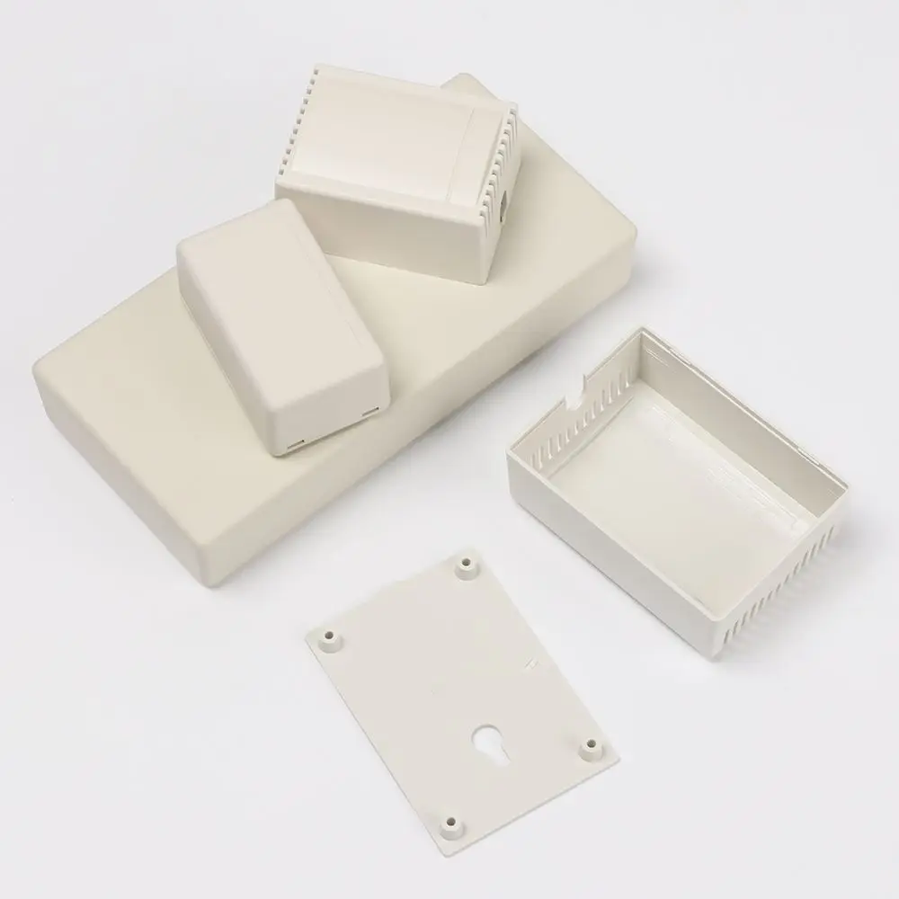 High Quality White ABS Plastic Electronic Project Box Waterproof Cover Project Instrument Case Enclosure Boxes