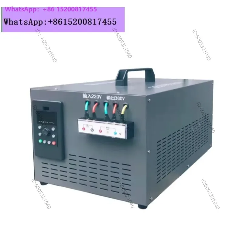 Two inverter voltage converters for 220v to 380v step-up transformer