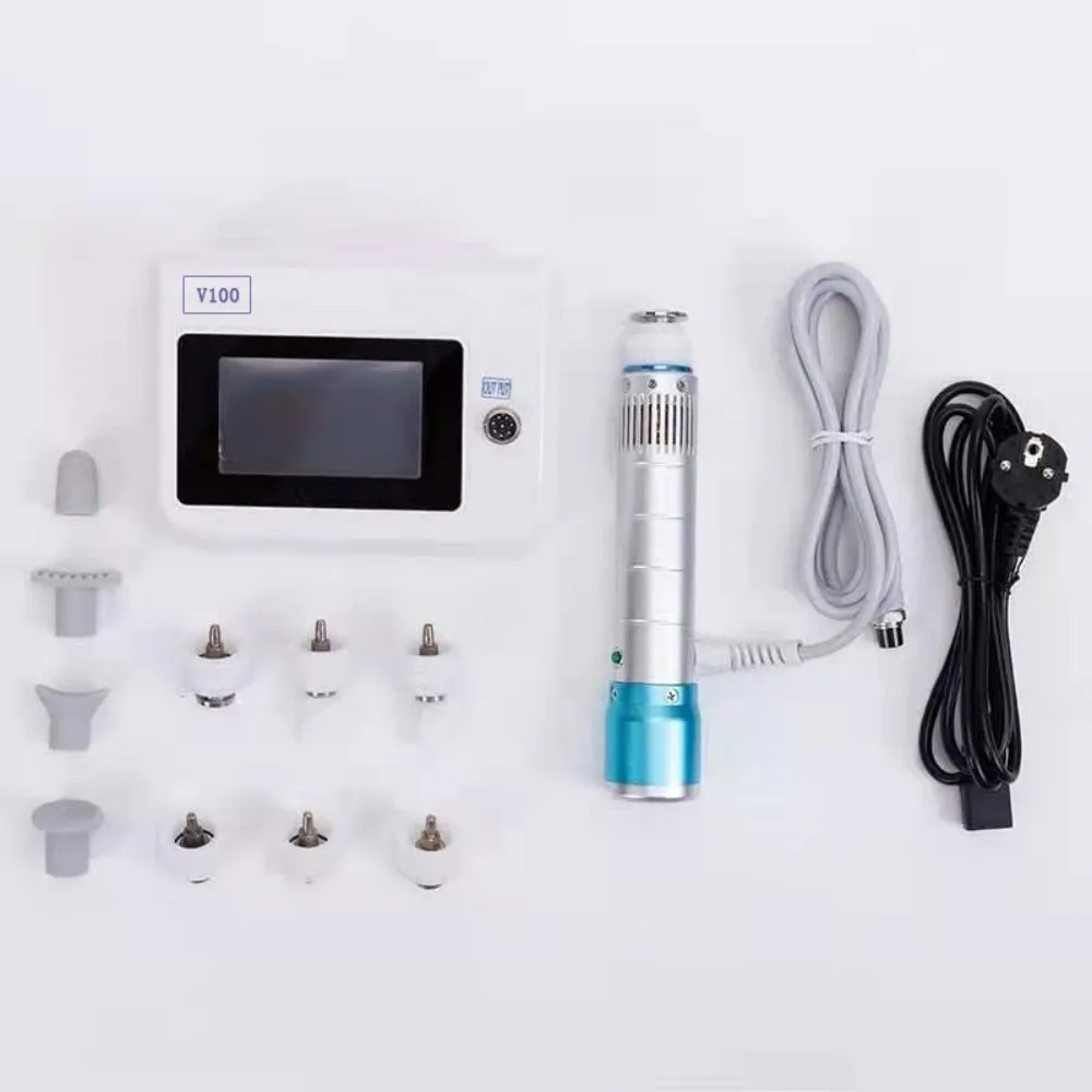 Portable Physiotherapy Equipment Electromagnetic Shock Wave Pain Relief Vibrator Massager Shockwave Therapy Body Relax Machine