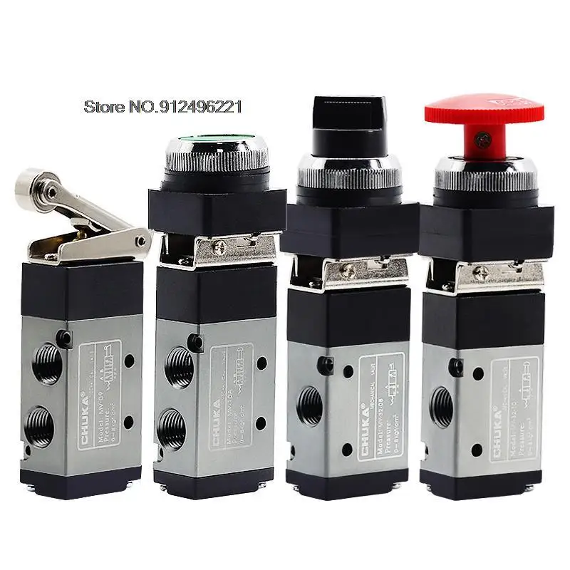 Pneumatic Mechanical Valve 2 Position 3 Way JM-05 JM-06 JM-06A JM-07 Manual Vavle Switch Control Valve