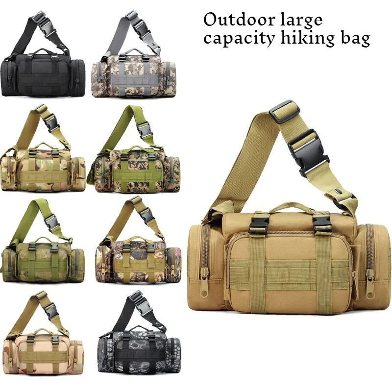 

Outdoor Large Capacity Storage Waist Bag Multi-functional MOLLE Tactical Bag Convenient Camping Hiking and Mountaineering Bag