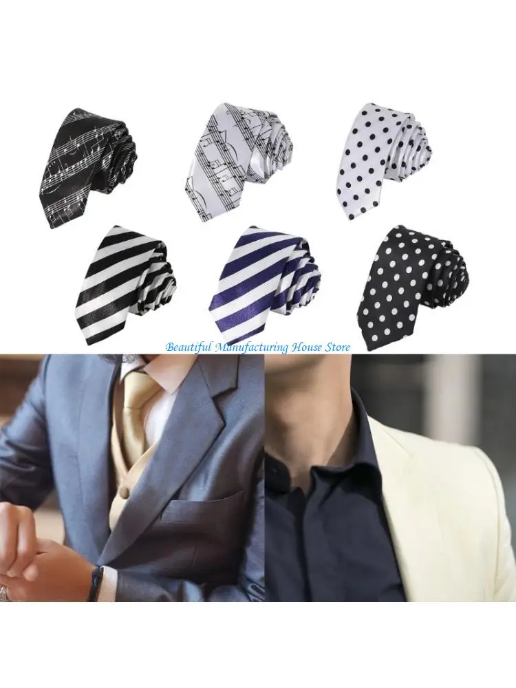 E56A Luxurious Mixed Color Necktie Professional Durability Tie Sophisticated Necktie Suitable for Event and Everyday Fashion