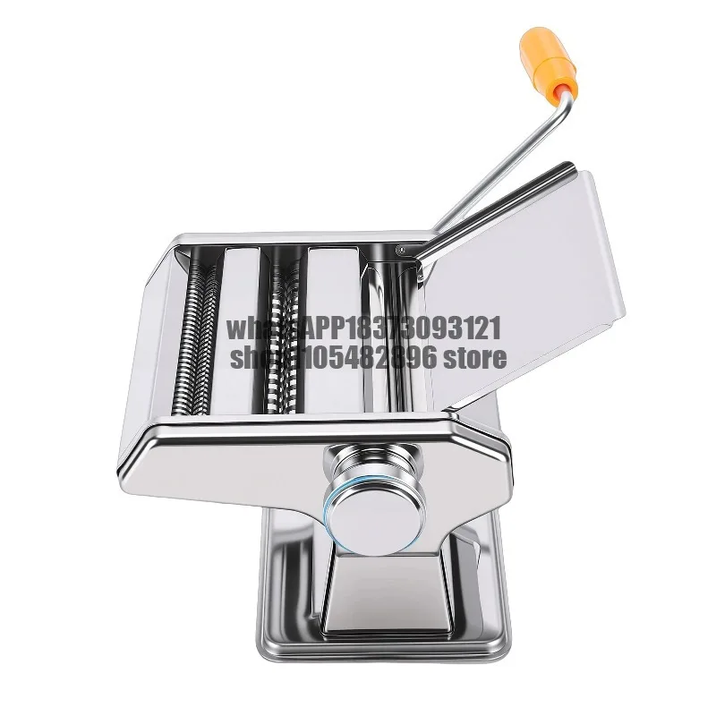 Multifunctional Pasta Maker Adjustable Manual Noodle Maker Machine with Hand Crank and Cutter for Spaghetti Fettuccini Dumpling