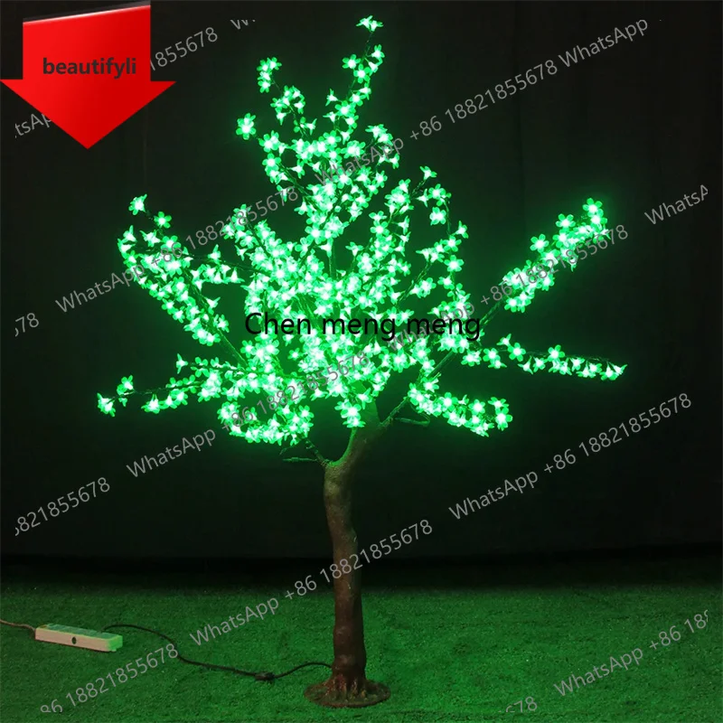 

Светодиодная искусственная вишневая гирлянда X188, 3888 светодиодов, высота 3 метра, 110/220В AC, водонепроницаемая, для наружного использования.