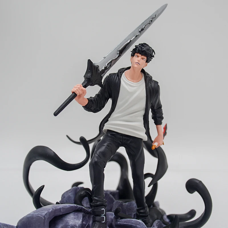 18cm Solo Leveling Sung Jinwoo Anime Figure Ore dake Level Up na Ken Shun Mizushino Action Figure Collectible Model Doll Toys