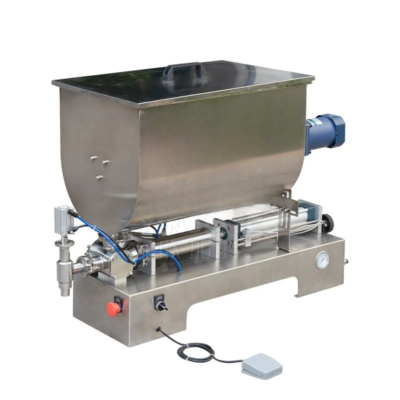 

Chili sauce horizontal filling machine Wofa pneumatic paste quantitative packing machine granular thick sauce U-shaped