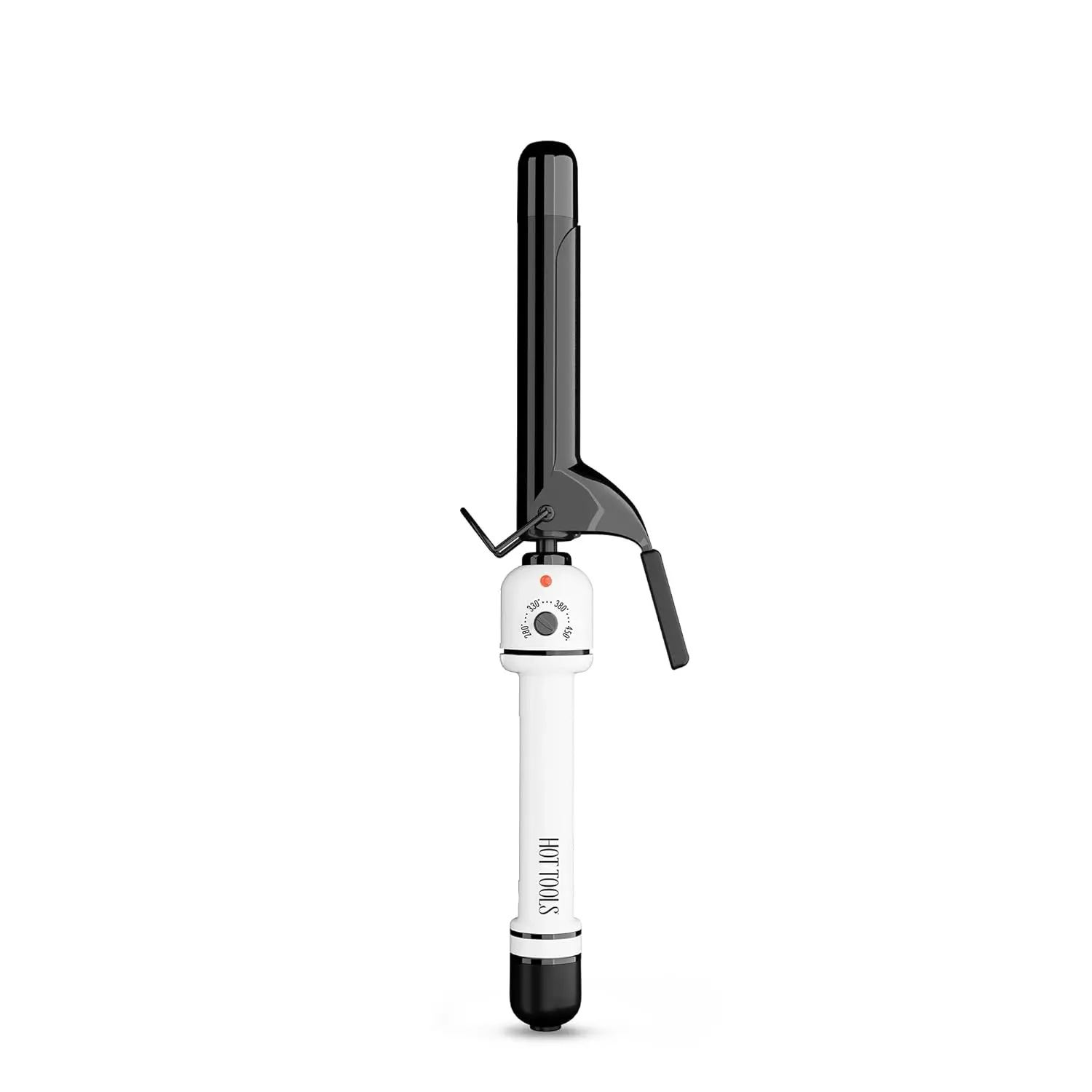 

Professional Nano Ceramic Curling Iron, Dual Voltage Wand for Bouncy Curls, Black/White