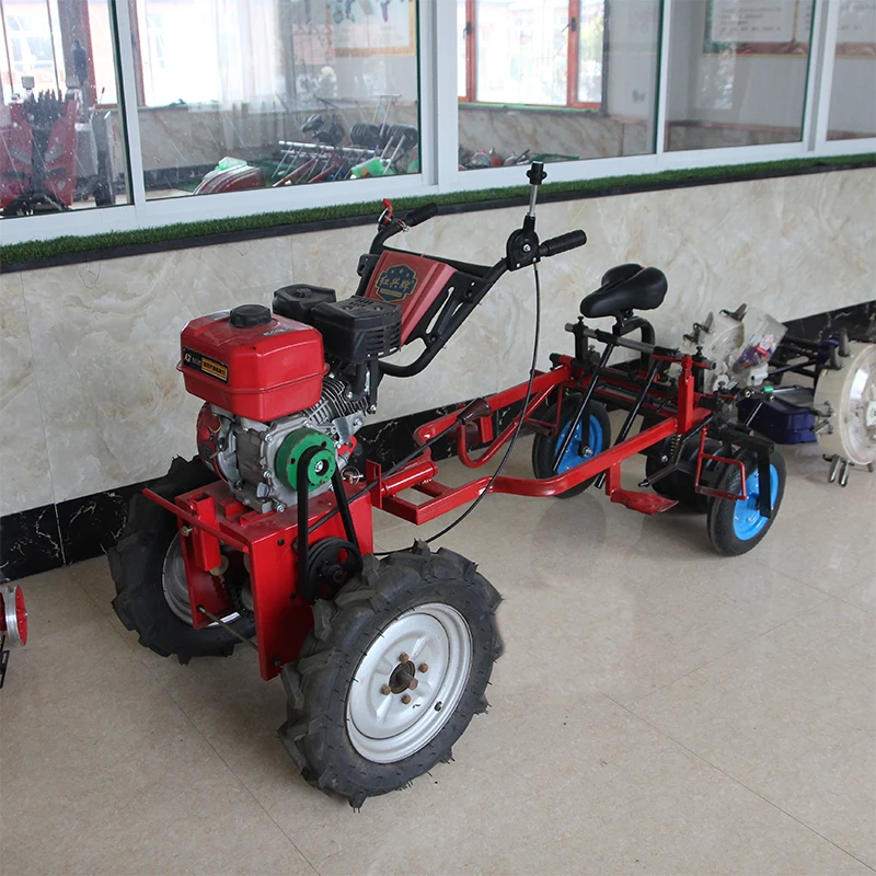 powerful seeding farm seatable customized gasoline seeder machine